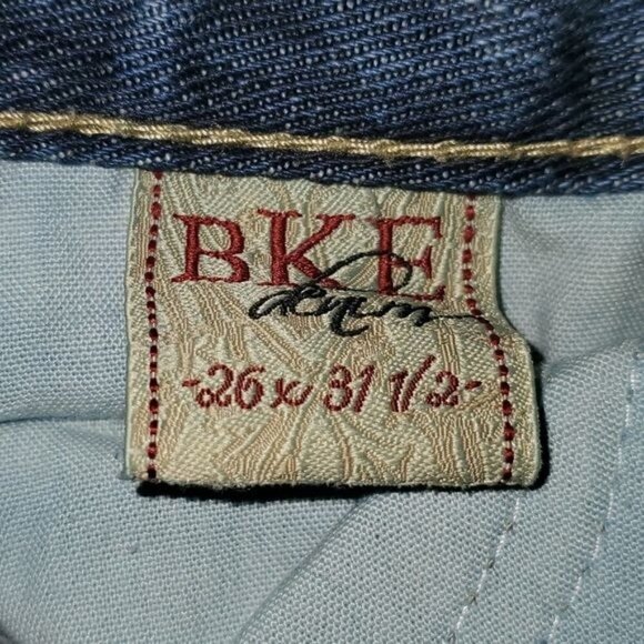 BKE Denim Distressed Blue Sz 26x31.5 Jeans with‎ Pockets - Picture 5 of 9